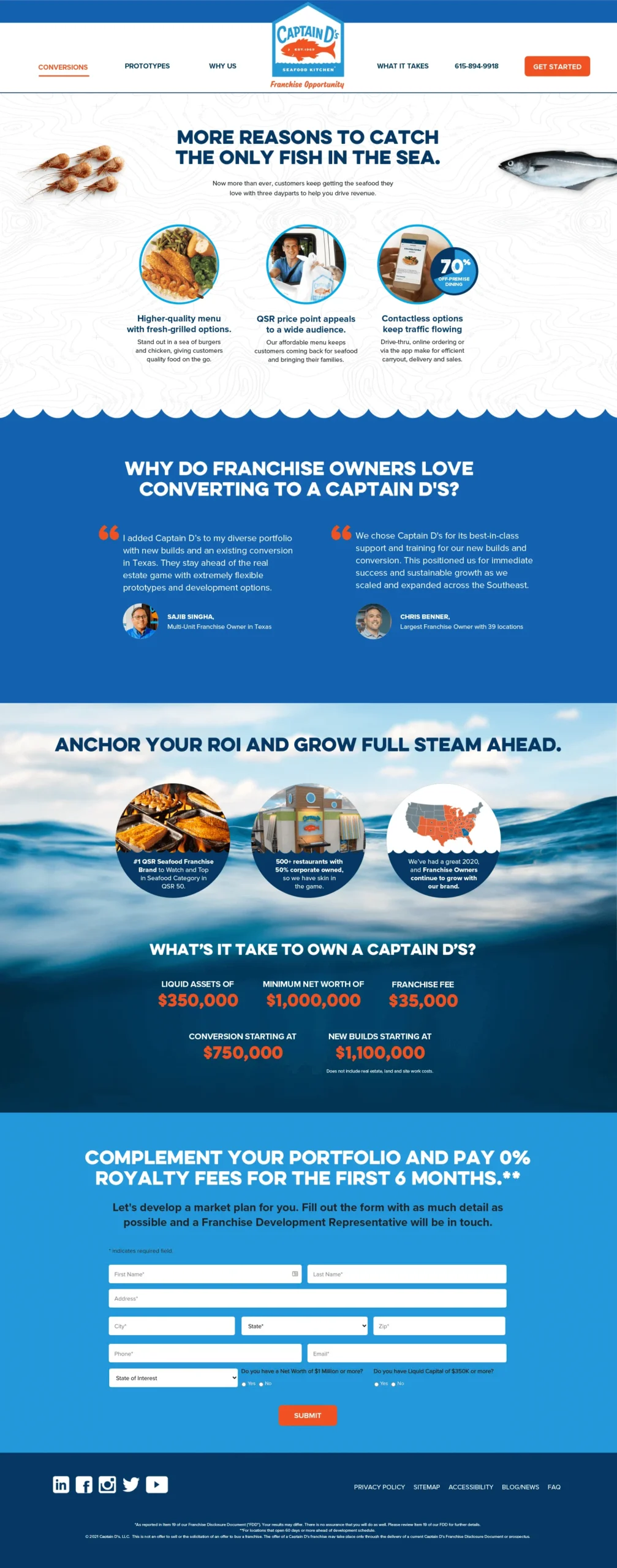 Convert to Captain D's
