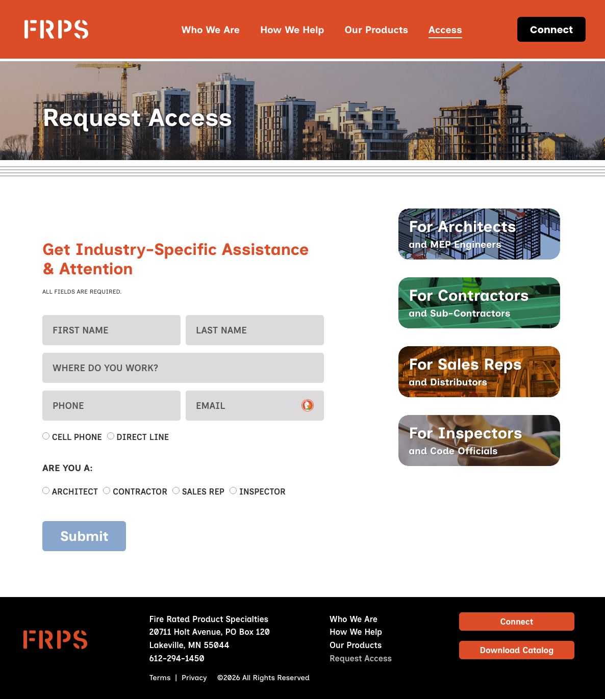 Fire Rated Product Specialties