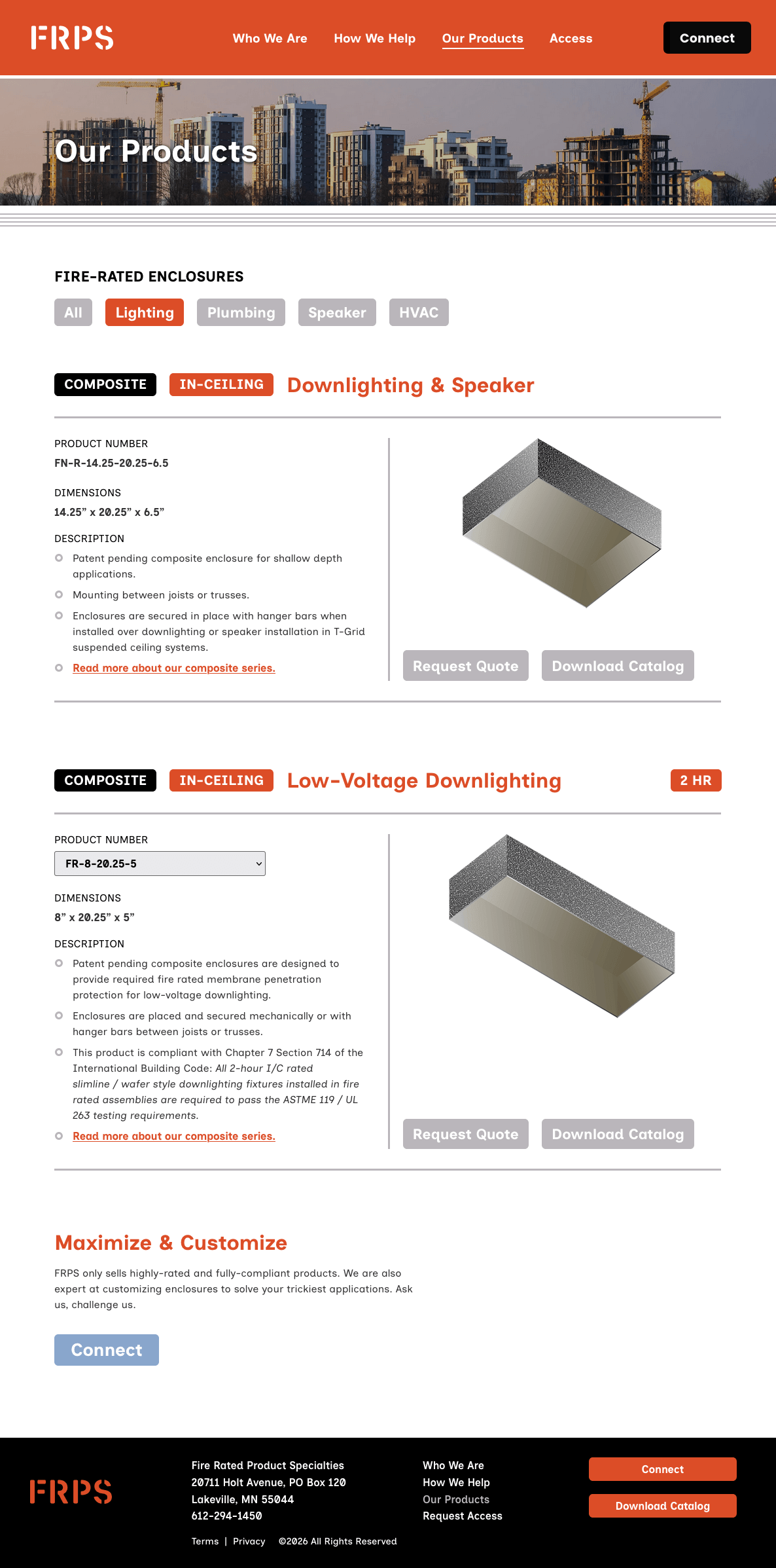 Fire Rated Product Specialties